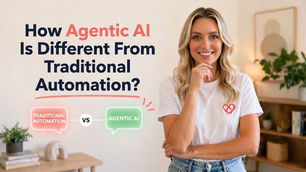 How agentic AI is different from Traditional Automation